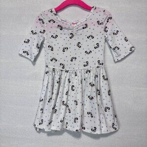 Dotdotsmile Dress Size 12/24 Months Panda Print New With Tags